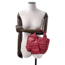 将图像加载到图库查看器中，Valentino Garavani Atelier 2WAY Handbag Red Leather
