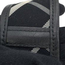 将图像加载到图库查看器中，BURBERRY Check One Handle Tote Bag Black/Calico80944761 Canvas Size Large
