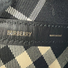 将图像加载到图库查看器中，BURBERRY Check One Handle Tote Bag Black/Calico80944761 Canvas Size Large
