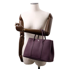 Load image into Gallery viewer, HERMES Garden Party Cassis Negonda Leather Size TPM
