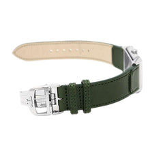 将图像加载到图库查看器中，JAEGER-LE COULTRE Reverso Tribute Small Second W27.4mm×H45.6mm Stainless Steel Leather Green DialQ397843J
