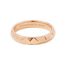 Load image into Gallery viewer, TIFFANY&amp;Co. True Band Ring Size #1968652588 18K Pink Gold

