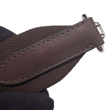 将图像加载到图库查看器中，HERMES Sucked Pansage Groom Navy/Feu Toile Chevrons Canvas
