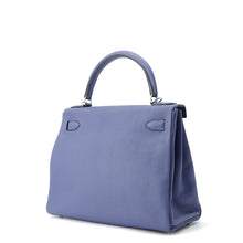 Load image into Gallery viewer, HERMES Kelly Retourne Blue Brighton Taurillon Clemence Size 28
