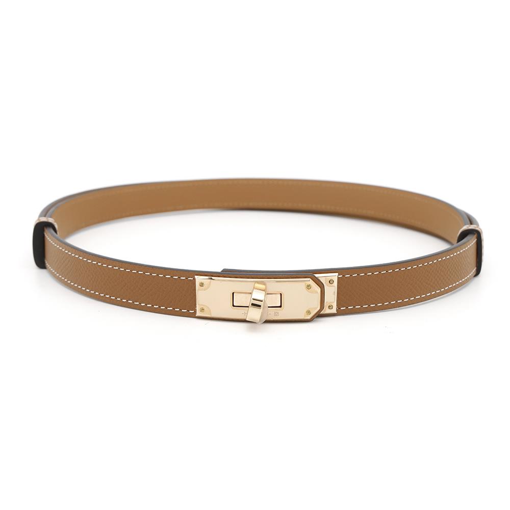HERMES Kelly Belt Gold Epsom