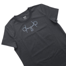 Load image into Gallery viewer, HERMES Cartouche Mall T-Shirt Size 36 Black Cotton100%
