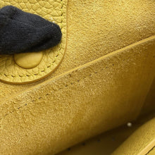 Load image into Gallery viewer, Delvaux bread bucket Yellow Taurillon Leather Size Mini
