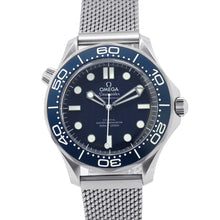 将图像加载到图库查看器中，OMEGA Seamaster Diver 300M 007 Bond 60th Anniversary W42mm Stainless Steel Blue Dial210.30.42.20.03.002
