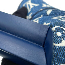 Load image into Gallery viewer, LOUIS VUITTON Silhouette Line EncreBoots Blue Monogram Denim Size 36H
