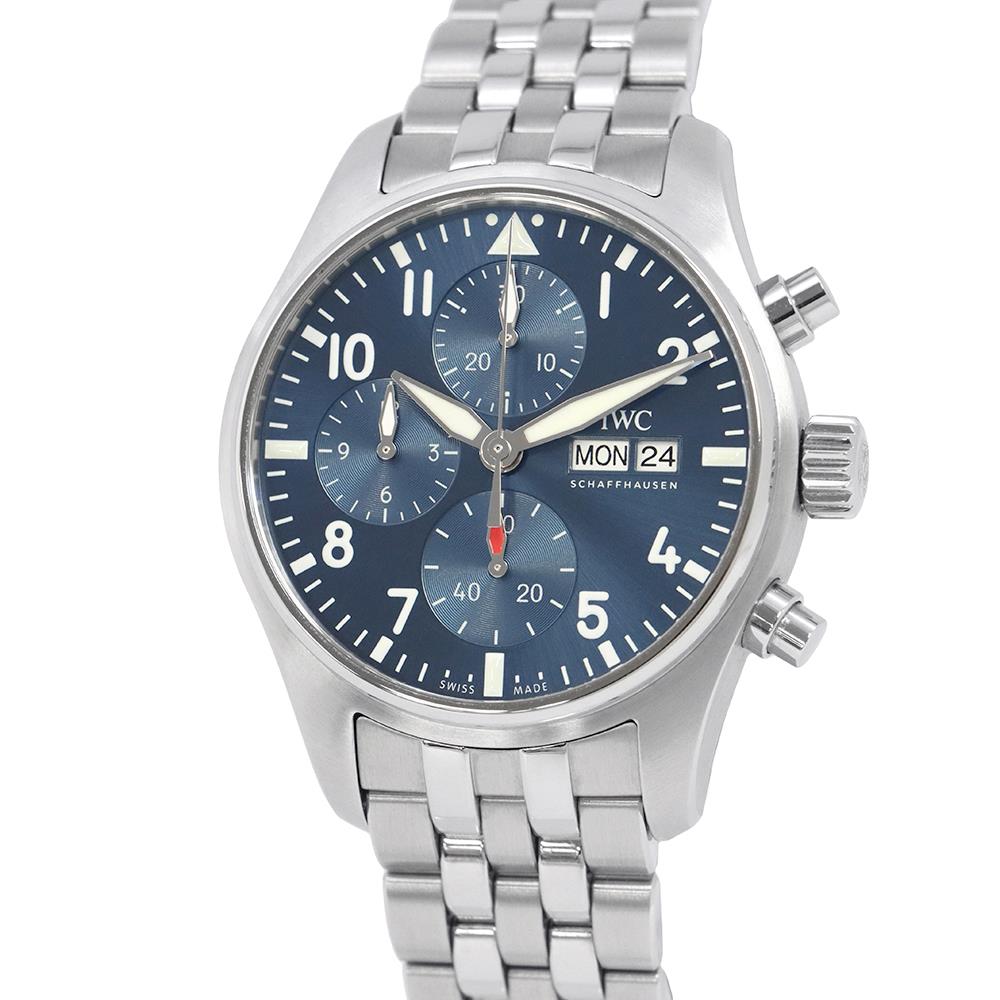IWC ★Pilot's Watch Chronograph 41 W41mm Stainless Steel Blue DialIW388102