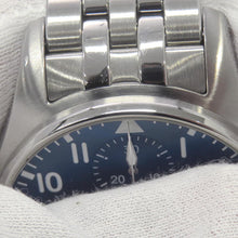 将图像加载到图库查看器中，IWC ★Pilot's Watch Chronograph 41 W41mm Stainless Steel Blue DialIW388102
