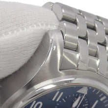 将图像加载到图库查看器中，IWC Pilot watch Chronograph 41 W41mm Stainless Steel Blue DialIW388102
