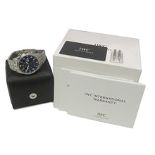 将图像加载到图库查看器中，IWC Pilot watch Chronograph 41 W41mm Stainless Steel Blue DialIW388102
