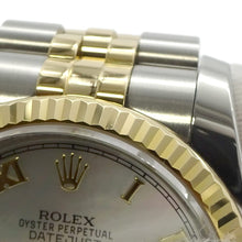 Load image into Gallery viewer, ROLEX Datejust W36mm Stainless Steel K18YG White Shell Dial116233NR

