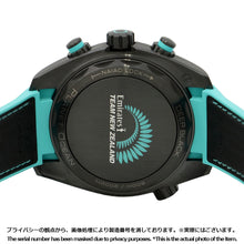 将图像加载到图库查看器中，OMEGA Seamaster Planet Ocean ETNZ Deep Black W45.5mm Ceramic Rubber Black Dial215.92.46.51.01.003
