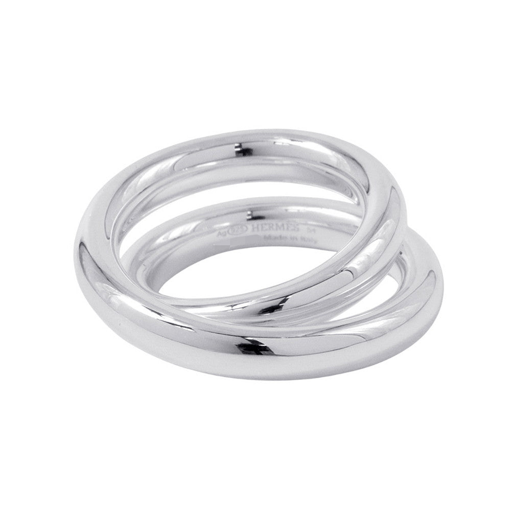 HERMES Caba Cityslide clutchertige Ring Size 54/#14 SV925