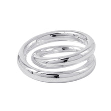 将图像加载到图库查看器中，HERMES Caba Cityslide clutchertige Ring Size 54/#14 SV925
