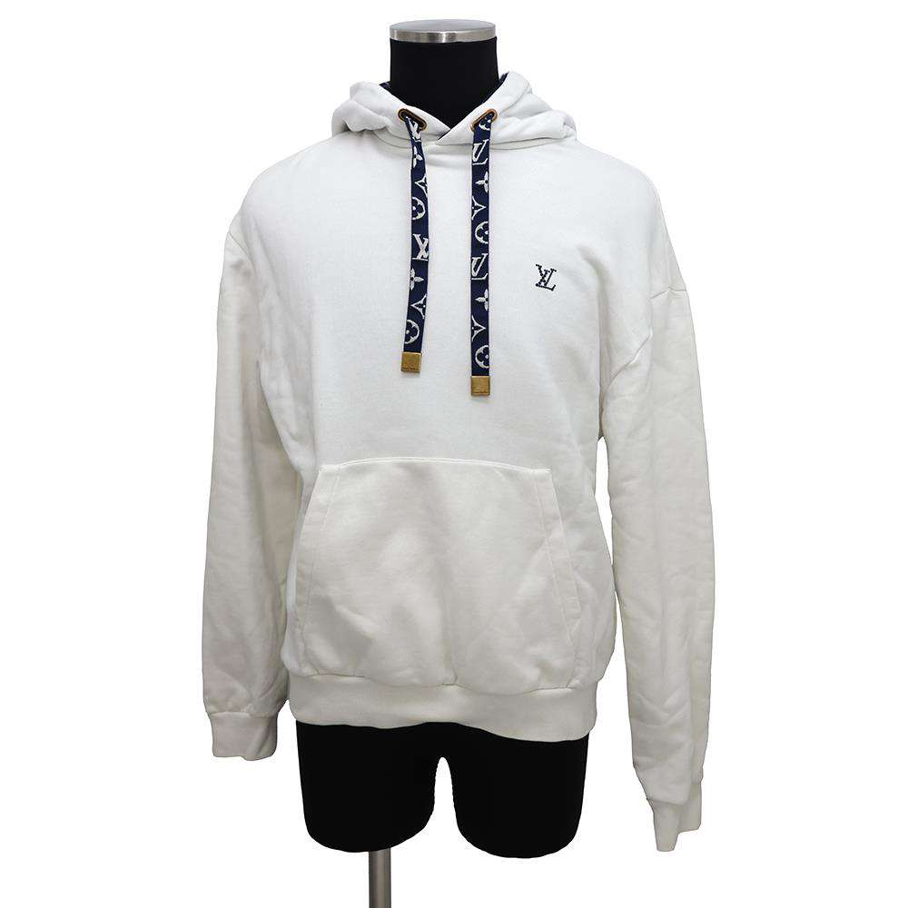 LOUIS VUITTON Cottonhoodie Size M Blanc1AHUGF Cotton100%