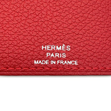 Load image into Gallery viewer, HERMES Notebook Cover EA Zip Rouge Ladue Evercolor Size PM

