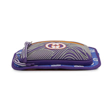 将图像加载到图库查看器中，GUCCI GGNylon Belt Bag Blue/Purple752102 Nylon Rubber
