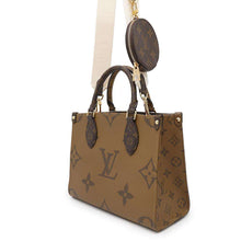 将图像加载到图库查看器中，LOUIS VUITTON Onthego RedM46373 Monogram Monogram Reverse Canvas Size PM

