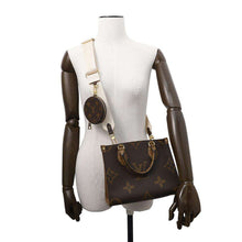 将图像加载到图库查看器中，LOUIS VUITTON Onthego RedM46373 Monogram Monogram Reverse Canvas Size PM
