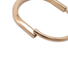 Load image into Gallery viewer, TIFFANY&amp;Co. Padlock Bangle Size Large70185520 18K Pink Gold
