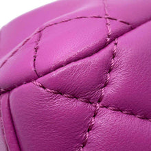将图像加载到图库查看器中，CHANEL Matelasse ChainShoulder Bag Purple Lambskin
