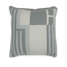 Load image into Gallery viewer, HERMES Itak Cushion Gray/Perle Wool 90% Cashmere10%
