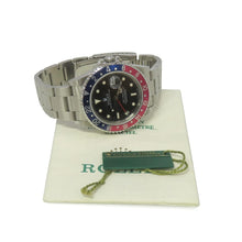 Load image into Gallery viewer, ROLEX GMT MasterI W40mm Stainless Steel Black Dial16700

