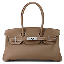 将图像加载到图库查看器中，HERMES ShoulderBirkin Etoupe Evercolor Size 29
