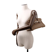 将图像加载到图库查看器中，HERMES ShoulderBirkin Etoupe Evercolor Size 29
