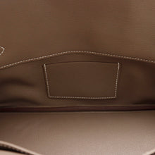 将图像加载到图库查看器中，HERMES ShoulderBirkin Etoupe Evercolor Size 29
