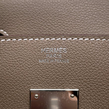将图像加载到图库查看器中，HERMES ShoulderBirkin Etoupe Evercolor Size 29
