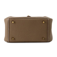 将图像加载到图库查看器中，HERMES Lindy Etoupe Taurillon Clemence Size Mini
