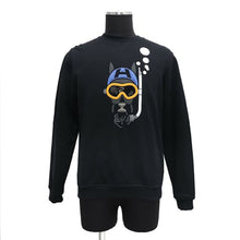 将图像加载到图库查看器中，HERMES Scub&#39;H Knitted Fabric Size S Navy Cotton100%
