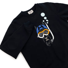 将图像加载到图库查看器中，HERMES Scub&#39;H Knitted Fabric Size S Navy Cotton100%

