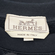 将图像加载到图库查看器中，HERMES Scub&#39;H Knitted Fabric Size S Navy Cotton100%
