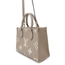 Load image into Gallery viewer, LOUIS VUITTON Onthego Tourterelle claimM45779 Bicolor Monogram Empreinte Leather Monogram Giant Size PM
