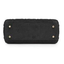 Load image into Gallery viewer, Dior Lady Dior Black Velour Size Mini
