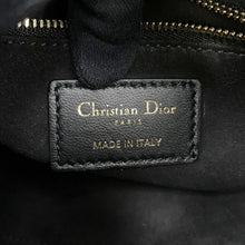 将图像加载到图库查看器中，Dior Lady Dior Black Velour Size Mini

