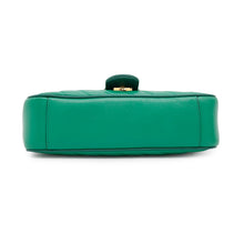 将图像加载到图库查看器中，GUCCI GG Marmont ChainShoulder Bag Green443497 Leather
