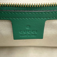 将图像加载到图库查看器中，GUCCI GG Marmont ChainShoulder Bag Green443497 Leather
