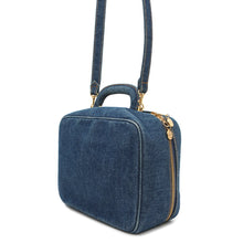 Load image into Gallery viewer, CHANEL Vanity Bag 2wayBag Blue Denim
