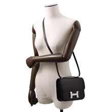 Load image into Gallery viewer, HERMES Constance3 Miroir Mi Black Box Calf Leather Size Mini
