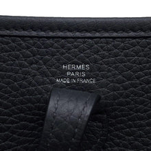 Load image into Gallery viewer, HERMES Evelyne Long Black Taurillon Clemence Size TPM
