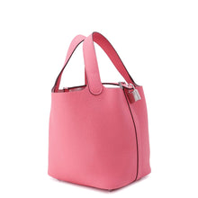 将图像加载到图库查看器中，HERMES Picotin Lock Rose Azalee Taurillon Clemence Size PM
