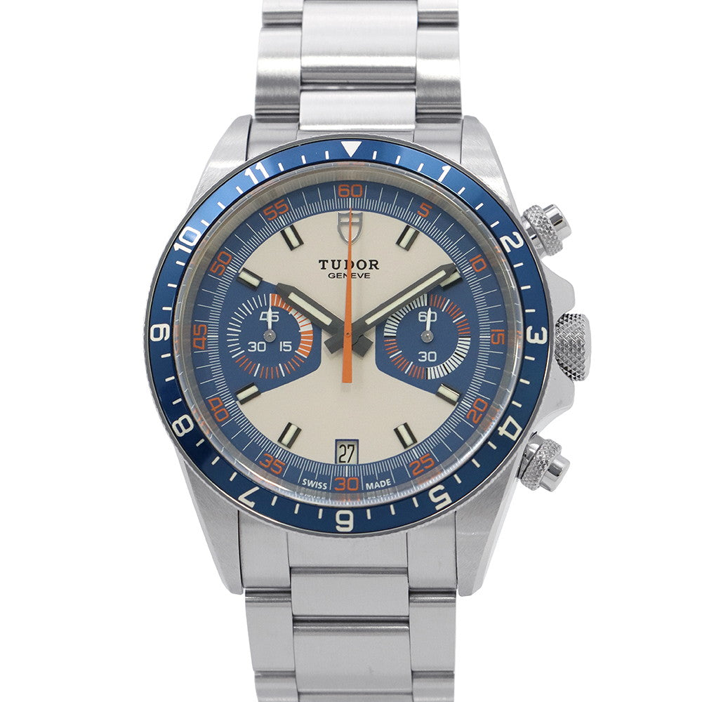 TUDOR Heritage Chronograph W42mm Stainless Steel Opaline/Blue Dial70330B
