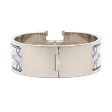将图像加载到图库查看器中，HERMES Clic Clac H Gran Apara Remix Purple/Multicolor Metal Cloisonne
