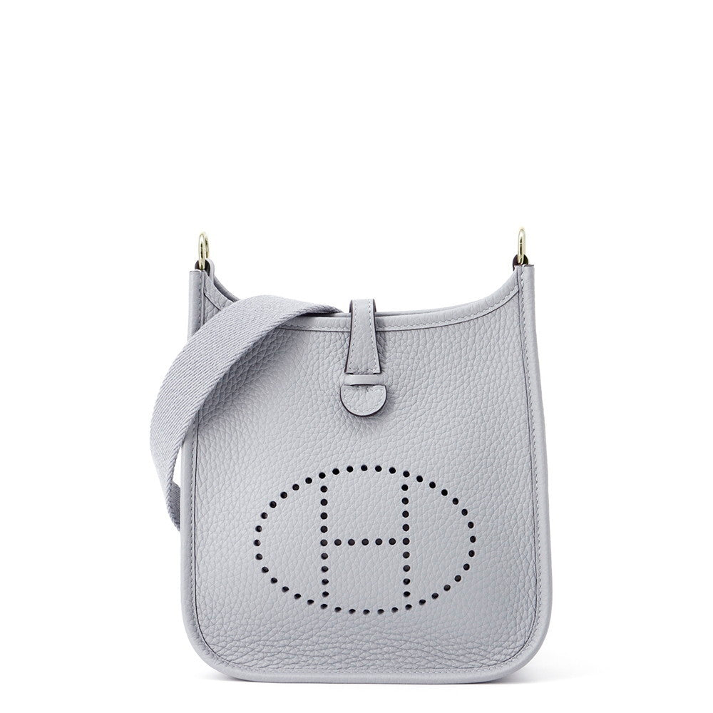 HERMES EvelyneAmazon Short Green Pantan Taurillon Clemence Size TPM